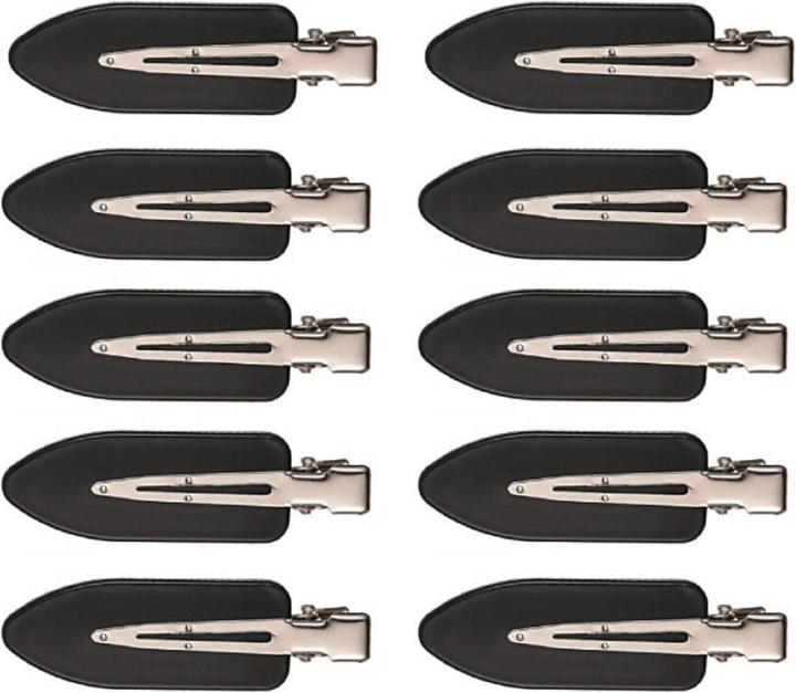 Actual product image JTI 10x professional hair clips - black (10 pcs.)