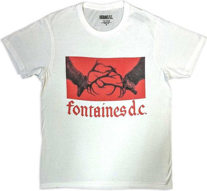Actual product image Fontaines D.C. Unisex Adult Gothic Logo T-Shirt (S)