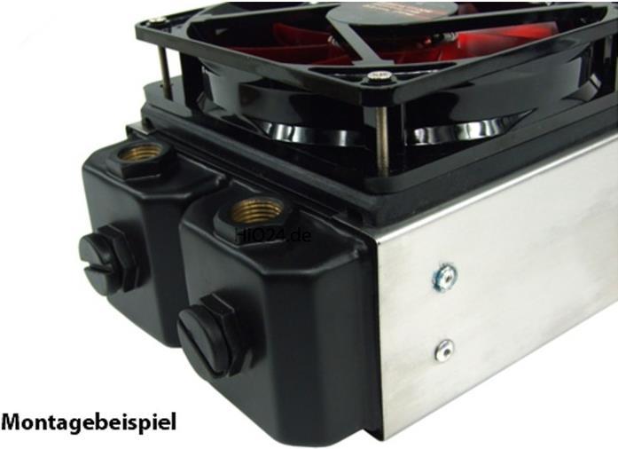 Actual product image Phobya Shroud decoupling 120mm (7mm thick)