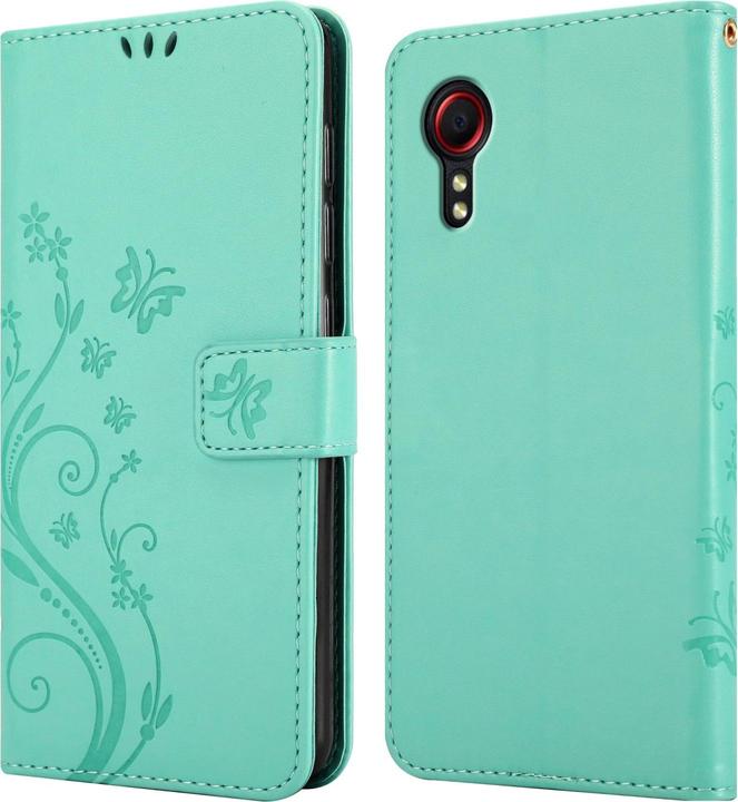 Actual product image Cadorabo Case Flower Book (Samsung Galaxy Xcover 5)