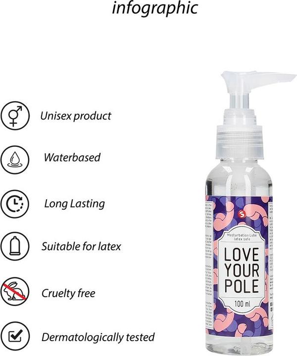 Produktbild Shots Masturbation Lube - Love Your Pole - 100 ml (100 ml)
