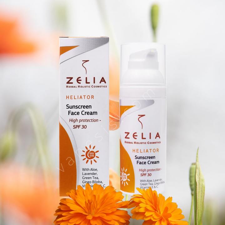 Image du produit Zelia HELIATOR Crème solaire pour le visage SPF 30 (Crème solaire visage, SPF 30, 50 ml)