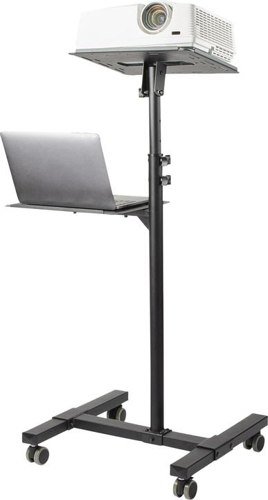 StarTech Mobile projector and laptop stand/cart - Heavy duty projector stand (2 shelves, each ) -... (Ceiling)