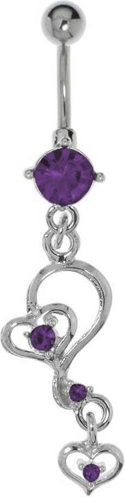 Bijouteria Bauchpiercing (Messing, Chirurgenstahl, Kristall)