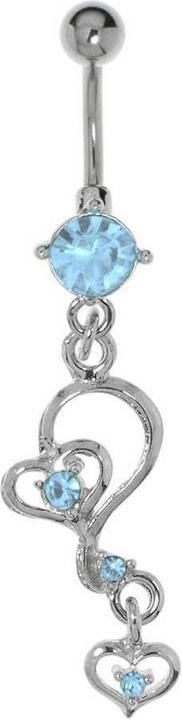 Actual product image Bijouteria Bellypiercing (Brass, Surgical steel, Crystal)