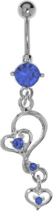 Bijouteria Bauchpiercing (Messing, Chirurgenstahl, Kristall)
