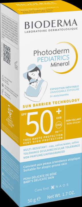 Immagine prodotto Bioderma Photoderm Pediatrics minerale SPF50+ (Crema solare viso, SPF 50, 50 ml, 50 g)