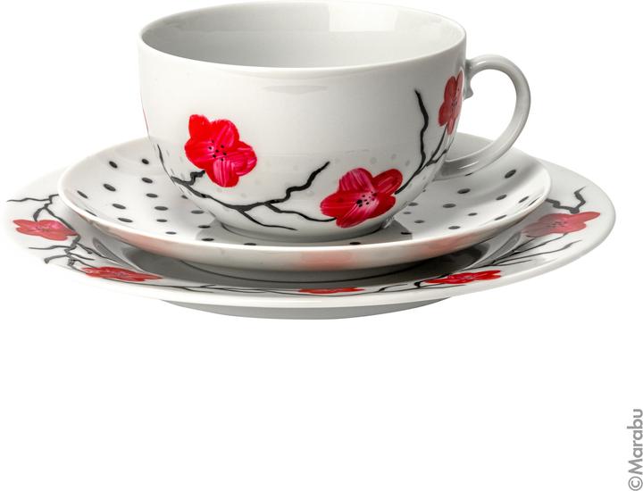 Actual product image Marabu Glass and Porcelain Paint 125 Cherry, 15 ml (Cherry red, 15 ml)