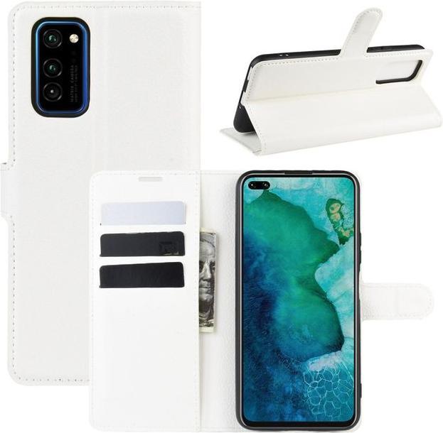 Actual product image MU Classic Litchi Leather Bookcover Series (Honor V30, Honor V30 Pro)
