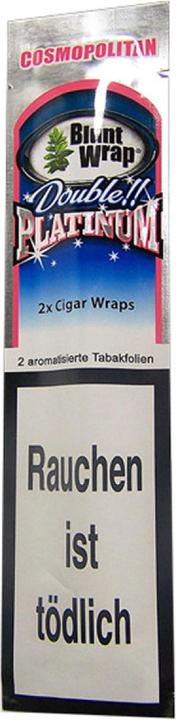 Actual product image Blunt Wraps Double Platinum Cosmopolitan 2 in 1