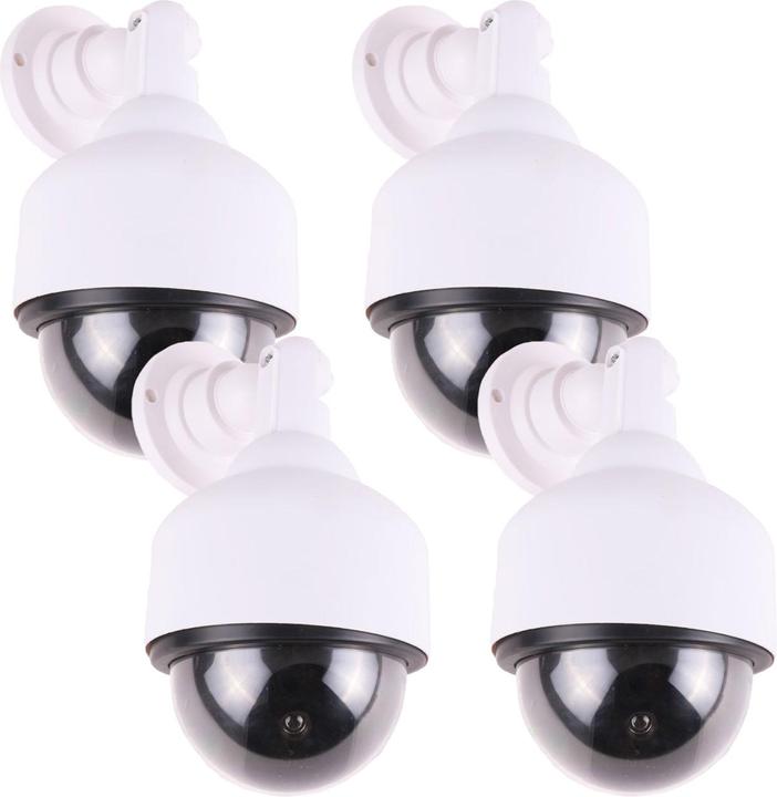 Image du produit Benson Caméra de surveillance factice avec LED de fonctionnement rouge, lot de 4