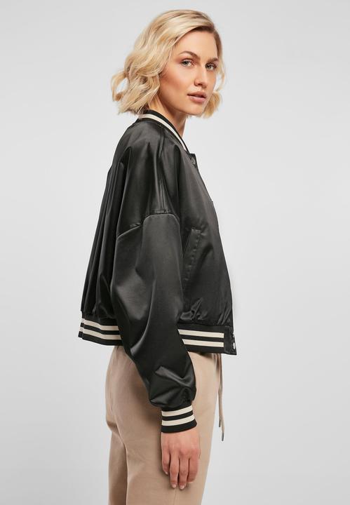 Produktbild Urban Classics Ladies Short Oversized Satin College Jacket (4XL)