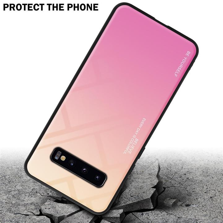 Produktbild Cadorabo TPU 2 Farben Glas Cover (Samsung Galaxy S10+)