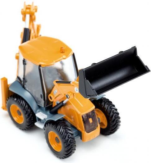 Actual product image Siku JCB 4CX Backhoe loader