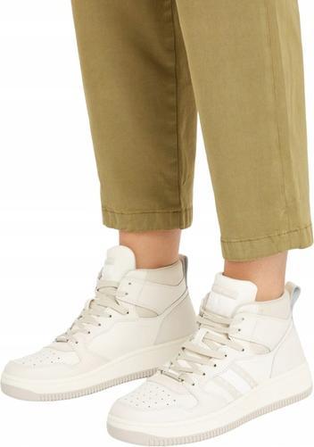 Actual product image Tommy Hilfiger Tjw Retro Basket Mc Leather Women's Shoes (39)