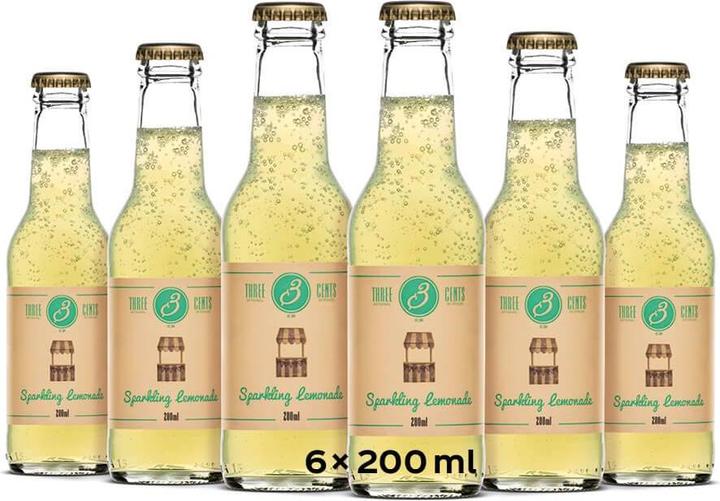 Image du produit Three Cents Lemonade pétillante (6 x 20 cl)