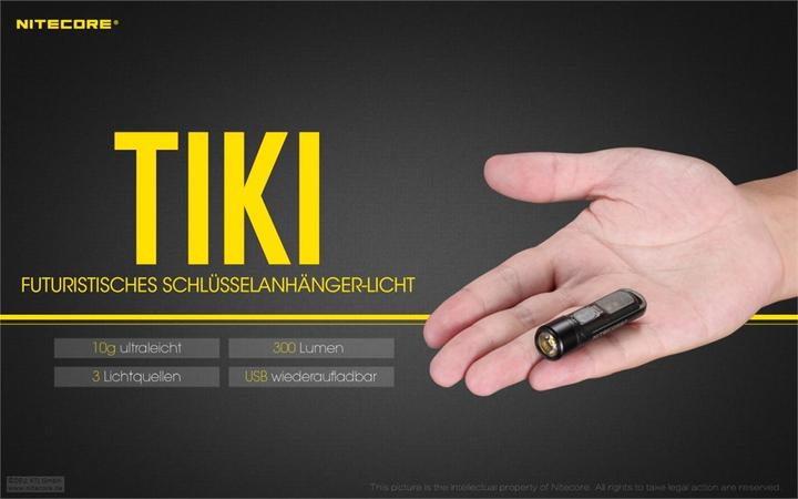 Actual product image Nitecore TIKI LE - 300 lumen (5.50 cm, 300 lm)