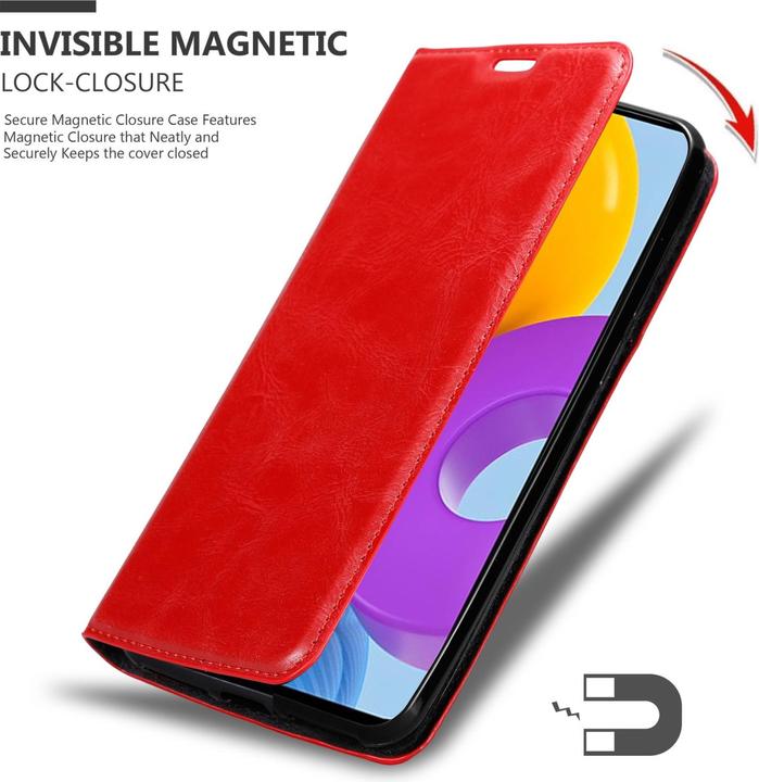 Actual product image Cadorabo Book Invis. Magnet sleeve (Samsung Galaxy M52 5G)