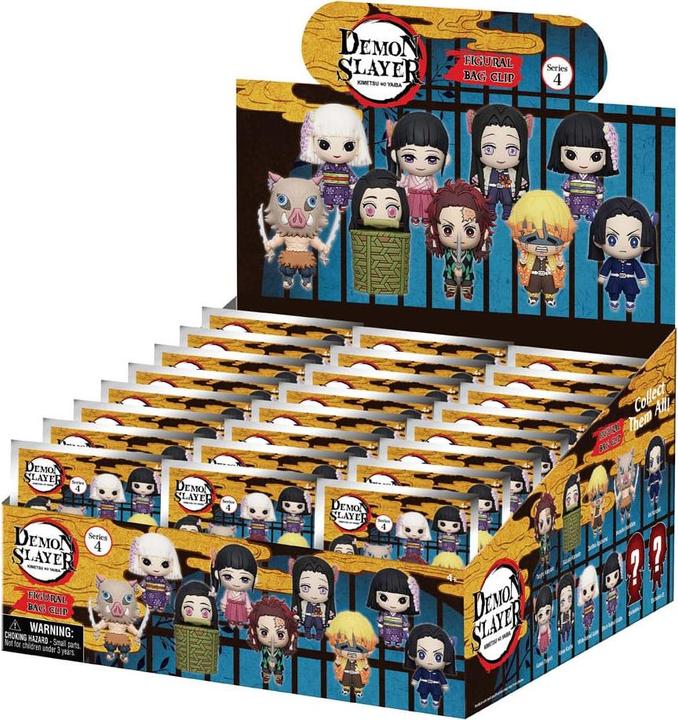 Produktbild Monogram Int. Demon Slayer: Kimetsu no Yaiba 3D PVC-Taschenanhänger Series 4 Display (24)