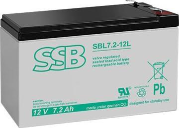 SSB Akku 12V/7.2Ah (SBL 7.2-12L)