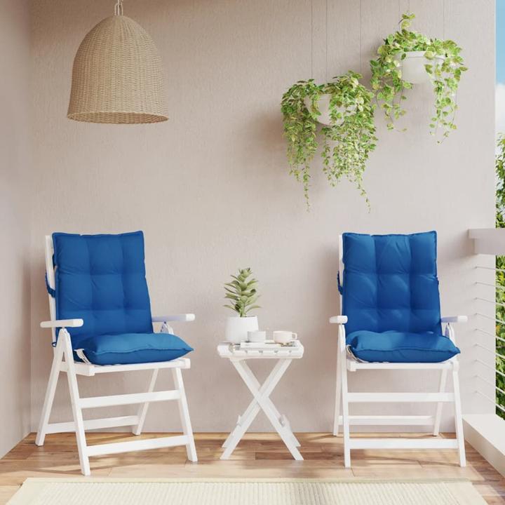Produktbild VidaXL Niedriglehner-Auflagen 2 Stk. Oxford-Gewebe (100 x 50 x 7 cm)
