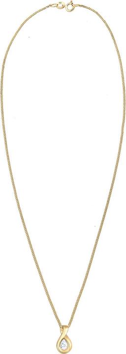 Actual product image Elli PREMIUM Necklace Infinity Zirconia Infinity 585 yellow gold (585 yellow gold, Zirconia, 45 cm)