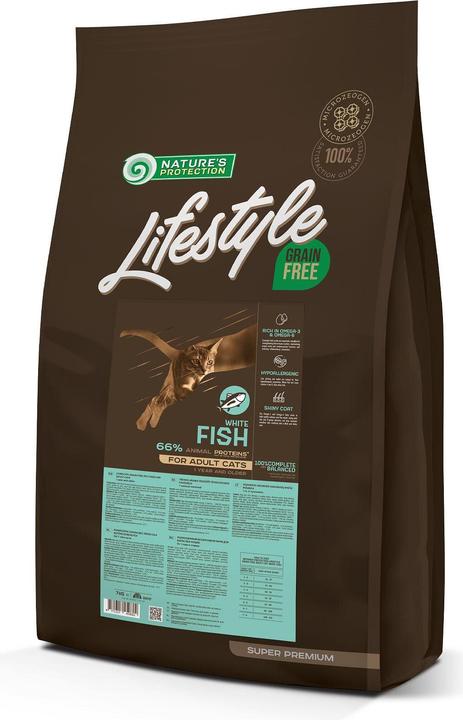 Actual product image Natures Protection Grain Free with white fish, 7 kg (Adult, 1 pcs., 7000 g)