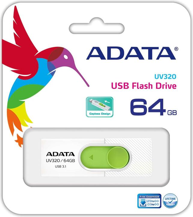 Produktbild Adata UV320 (64 GB, USB 3.0, USB-A)