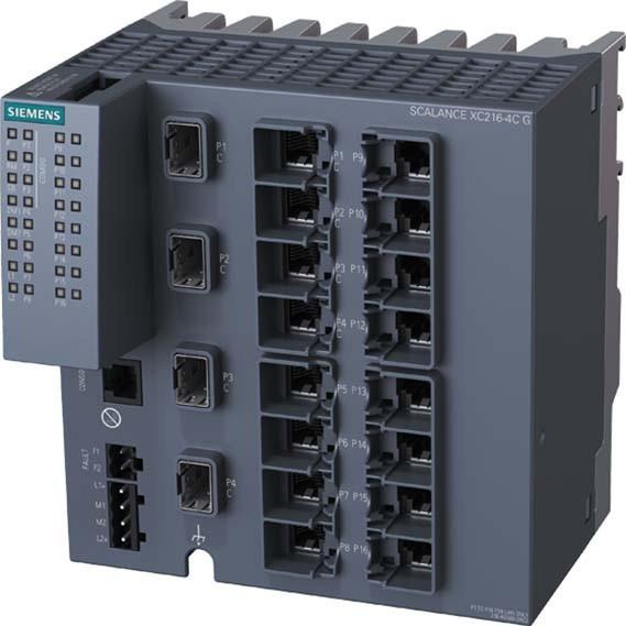 Produktbild Siemens 6GK52164GS002AC2 6GK5216-4GS00-2AC2 Industrial Ethernet Switch (16 Ports)
