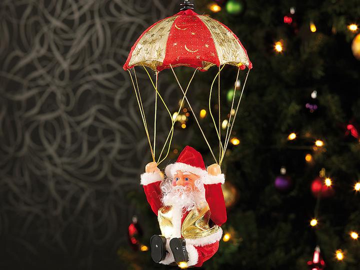 Produktbild Infactory Singender Weihnachtsmann "Santa Sky" mit Fallschirm (1 -teilig)