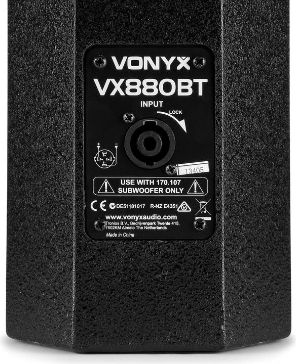 Actual product image Vonyx VX880BT (Active, 2x 1000 W)