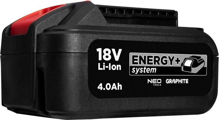 Produktbild Graphite Zestaw Energy+: 2x akumulator 4 Ah z ładowarką podwójną 58GE134 (18 V)