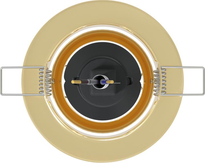 Produktbild VidaXL Lampen Set von 12 Gold Metall, Kunststoff 9 cm Leichtes Gewicht (GU10)