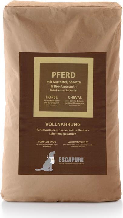 Image du produit Escapure Aliments secs cuits avec 60% de cheval (Adulte, 1 pcs, 1500 g)