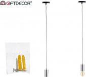 Image du produit Giftdecor lampe pendante acier argenté