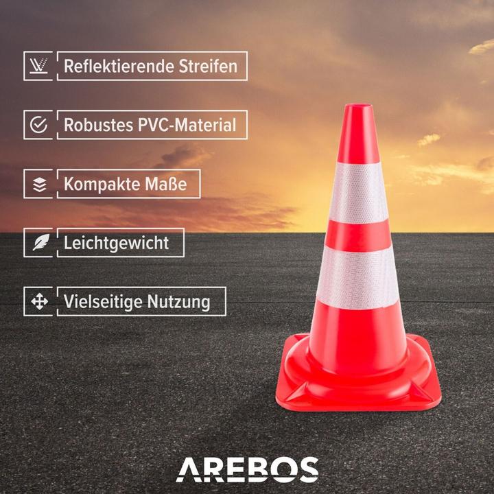 Image du produit Arebos Cônes de signalisation