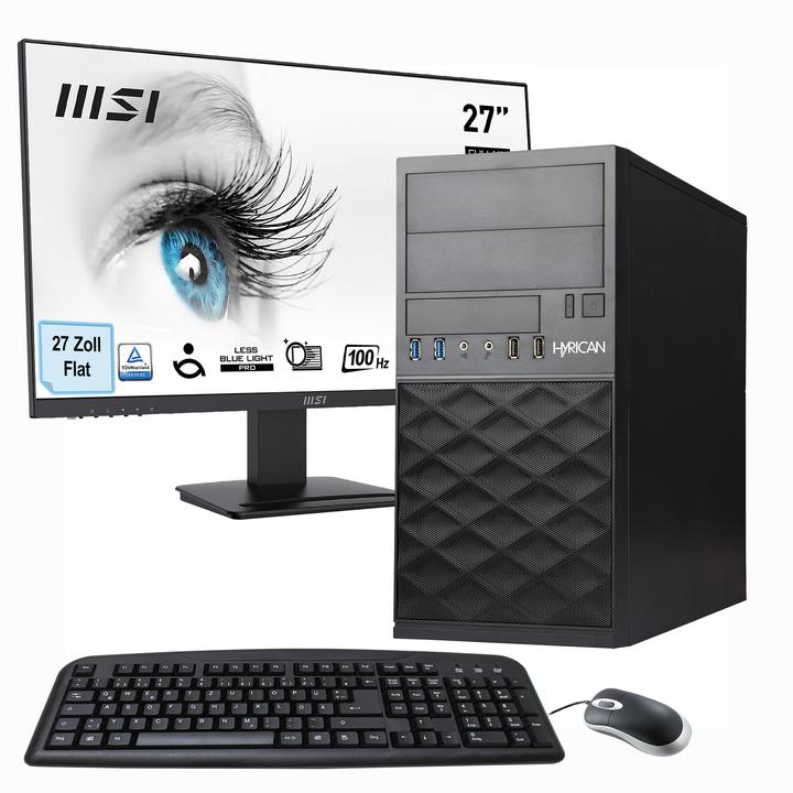 Actual product image Hyrican CTS00914 Ryzen 7 5700X 32GB 1TB NVMe SSD RTX 3050 Mini-Tower Win 11 Pro (AMD Ryzen 7 5700X, 32 GB, 1000 GB, GeForce RTX 3050)