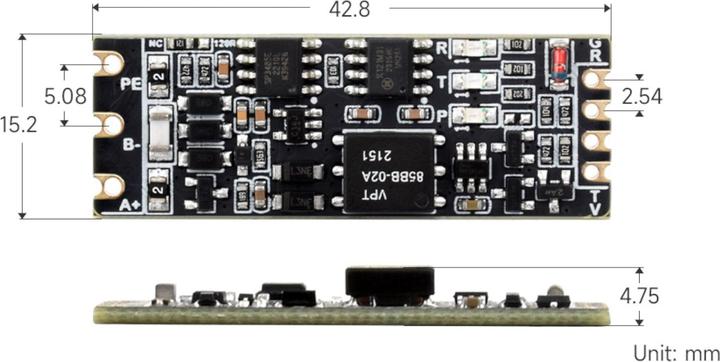 Actual product image WaveShare Isolated RS485-TTL converter module