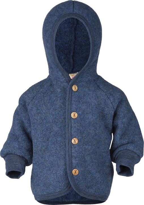 Immagine prodotto Engel Giacca con cappuccio per bambini con bottoni in legno (110, 116)