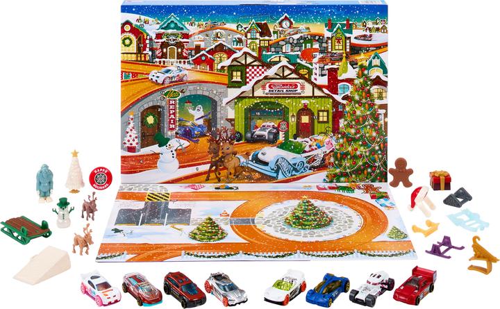 Actual product image Hot Wheels Advent calendar
