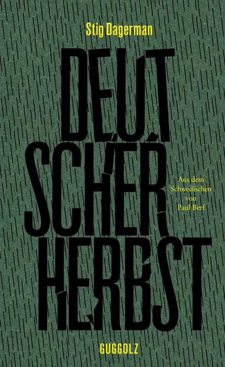 Produktbild Deutscher Herbst (Deutsch, Paul Berf, Stig Dagerman, 2021)