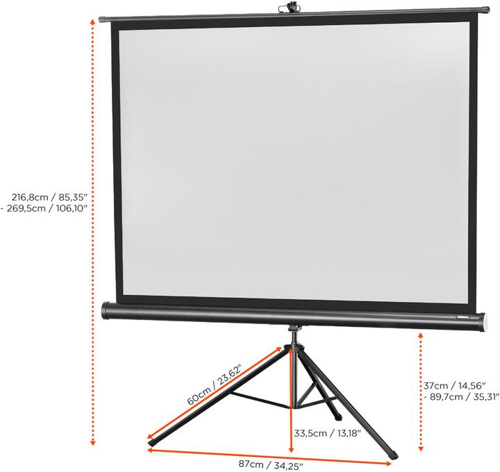 Produktbild Celexon Eco Stativ, Leinwand, 4:3 (104.33", 4:3)