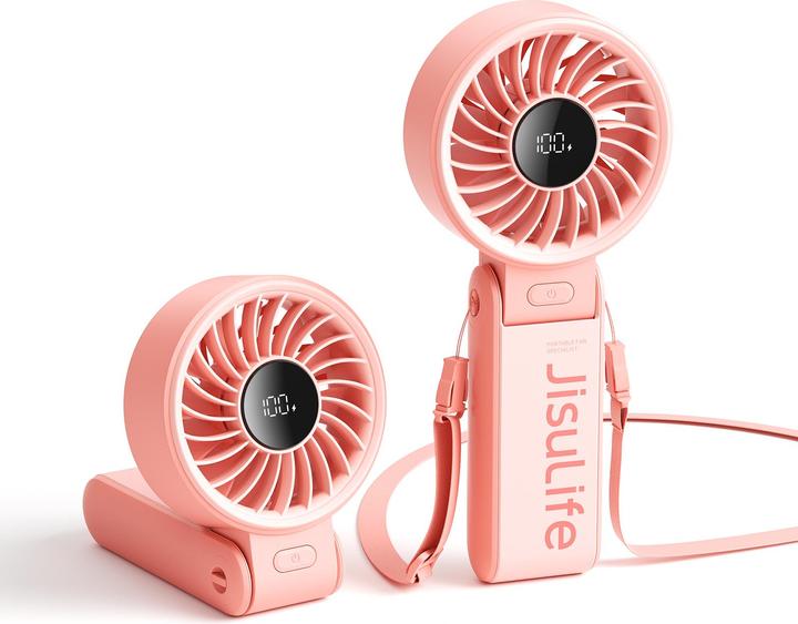 Produktbild Jisulife Handheld Fan Life7 (3600mAh) pink