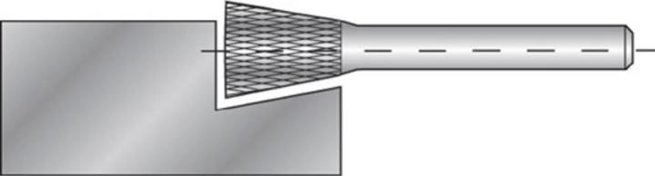 Actual product image Ruko Milling cutter WKN D.10mm Head-L.10mm Shank-D.6mm HM Verz.KVZ 4