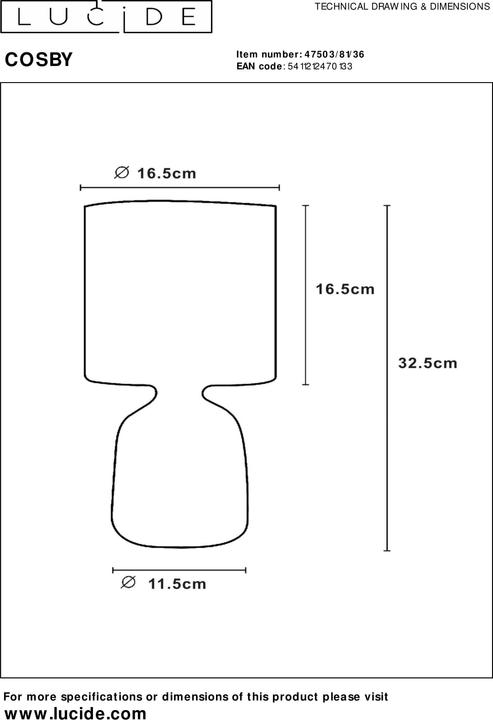 Actual product image Lucide Cosby (E14)
