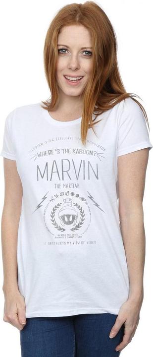 Immagine prodotto Looney Tunes Marvin The Martian Where's The Kaboom Maglietta Donna (XL)