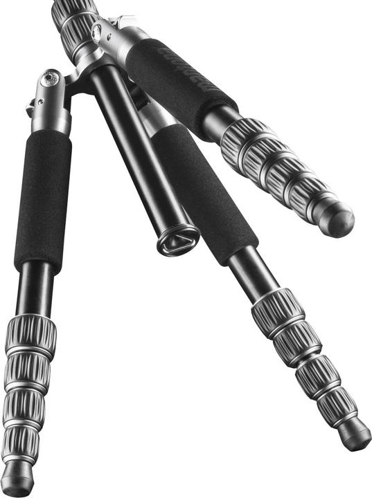 Image du produit mantona light traveller Trépied de voyage noir/gris (Métal)