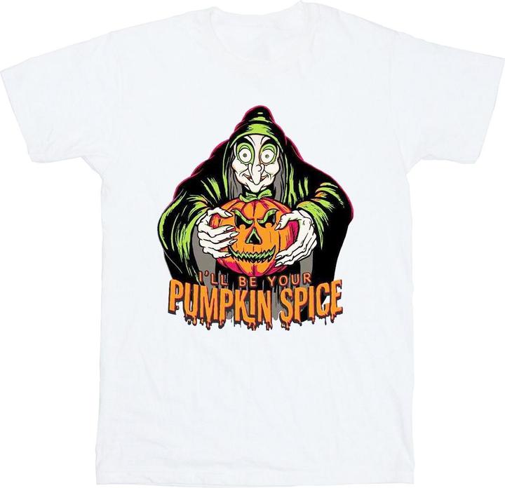 Actual product image Disney Mens Pumpkin Spice Evil Queen Villains Cotton T-Shirt (3XL)