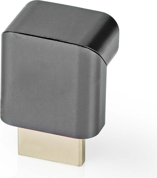 Produktbild Nedis HDMIT Adapter HDMIT Connector / HDMIT Male HDMIT Female / HDMIT Output Gold Plated Angled 90° (HDMI, 3 cm)