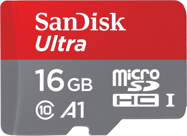 SanDisk Ultra microSD A1 (16 GB, microSDHC, U1, UHS-I)